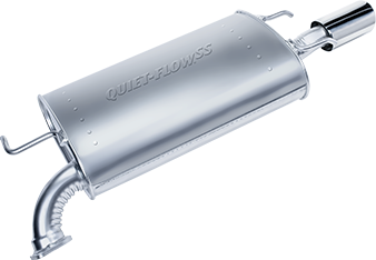 Exhaust Muffler-SoundFX Direct Fit Muffler Walker 18188 Exhaust Muffler-SoundFX Direct Fit Muffler Walker 18188
